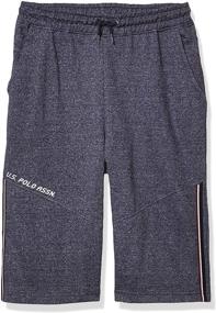 img 3 attached to Polo Assn Shorts Marled Light Boys' Clothing