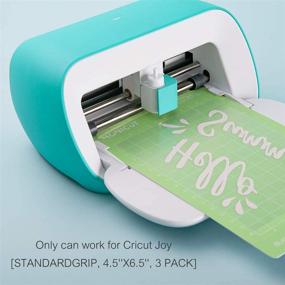 img 3 attached to 🔪 Monicut 3 Mats Standard Grip Cutting Mat for Cricut Joy - Replacement Mat with Standard Grip Adhesive (4.5x6.5 Inch)