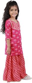 img 1 attached to Ahhaaaa Cotton Jaipuri Kurti Sharara Leheriya