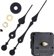 ⌚ mudder quartz clock movement & hands kit - fits dials up to 40 cm/15.7 inches in diameter - shaft length 15mm/3/5 inch logo