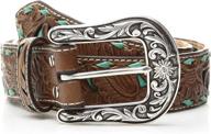 nocona belt co womens turquoise logo