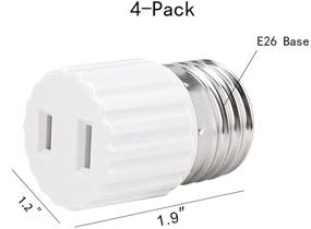 img 3 attached to E26 Socket Adapter: Enhancing Convenience with Polarized Outlet Adaptability