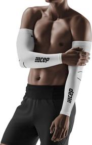 img 1 attached to CEP Compression Sleeves White Black