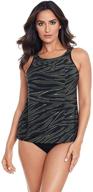 👙 miraclesuit swimwear illusionist underwire midnight women's swimsuit & cover up in clothing logo