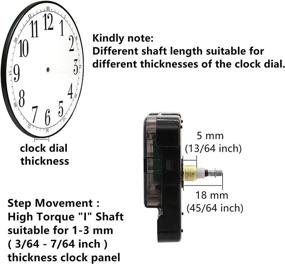 img 2 attached to Hands Quartz DIY 12888 Wall Clock Movement Mechanism - Battery Operated Repair Parts Replacement Kit
