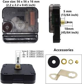 img 3 attached to Hands Quartz DIY 12888 Wall Clock Movement Mechanism - Battery Operated Repair Parts Replacement Kit