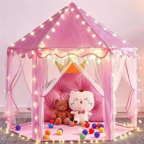 img 4 attached to 🌙 Moon Princess Outdoor Playhouse for Children