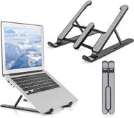 gomyhom foldable laptop stand - 6-level angle adjustable for all laptops and tablets logo