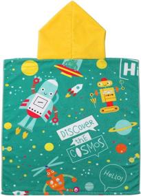 img 3 attached to Hooded Beach Towel Coverup Toddler