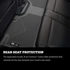 img 2 attached to 🐾 Husky Liners 54711: Premium X-act Contour 2nd Seat Floor Mat for 2019-20 Ford Ranger SuperCrew – Perfect Fit & Protection!