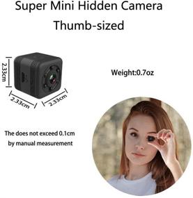 img 3 attached to 📷 1080P Full HD Hidden Mini Spy Camera with Wireless WiFi Connection, App Control, Audio and Video, Waterproof Night Vision, Motion Detection - Ideal for Indoor and Outdoor Surveillance