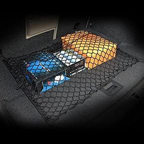 img 1 attached to 🚗 Car Trunk Elastic Cargo Net - Perfect Fit for BMW 640i Gran Coupe, M5, X1, X3, X5, X6, 128i, 135i, 328i, 335i, 335is, 528i, 535i, 535i GT, 550i, 740i, 750i