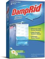 🌧️ damp rid fg83k hanging moisture absorber fresh scent, 14-ounce, pack of 3 for effective moisture control logo