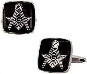 img 4 attached to Masonic Compass Cufflinks: 🔺 A Premium Presentation by Cuff Daddy