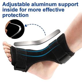 img 2 attached to 🦶 Ultimate Relief: Adjustable Plantar Fasciitis Night Splint with Massage Ball for Foot Pain, Arch Support, and Achilles Tendonitis Relief