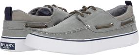 img 1 attached to 👞 Sperry Bahama 3 Eye Leather Black Men's Shoes: Stylish and Comfortable Loafers & Slip-Ons