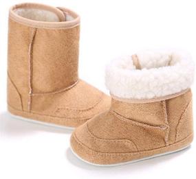 img 2 attached to 👶 SEO-Optimized: Dejian Unisex Warm Winter Boots | Soft Sole, Non-Slip Snow Boots for Newborns, Infants, and Toddlers