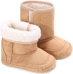 img 4 attached to 👶 SEO-Optimized: Dejian Unisex Warm Winter Boots | Soft Sole, Non-Slip Snow Boots for Newborns, Infants, and Toddlers