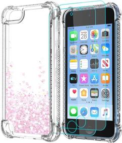 img 4 attached to SunStory IPod Touch 7 Case With HD Screen Protector [Two Pack] Portable Audio & Video for MP3 & MP4 Player Accessories