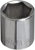 high-quality klein tools 65915 15mm metric 6-point socket for 3/8-inch drive logo