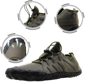 img 3 attached to Weweya Barefoot Shoes for Men - Minimalist Running and Cross Training Shoe