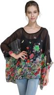 π chiffon camouflage batwing women's clothing in swimsuits & cover ups logo