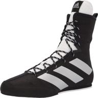 👟 adidas men's shoes: black silver metallic white for sporty style логотип