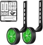 🚲 wioseioc bicycle training wheels: thicken, strong & adjustable stabilizers for 12-20 inch children's bikes - heavy duty rear wheel & easy mounting kit included logo