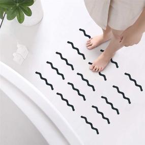 img 1 attached to 🛁 ZARCKER Bathtub Stickers: 24 Non-Slip Adhesive Strips for Safer Bathrooms