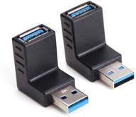 🔌 oxsubor usb 3.0 90 градусов мужской к женскому комбинированному адаптеру вертикальный вверх и вниз угловое соединение соединителя логотип