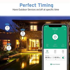 img 1 attached to Etekcity Outdoor Remote Control Outlet