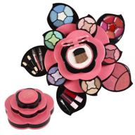teens makeup kit - flower makeup palette gift set for teens and women - expandable petal design with 3 tiers - wide range of shades - complete starter kit for beginners or cosplay by toysical logo