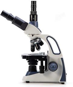 img 3 attached to 🔬 Swift SW380T: High Magnification, Trinocular Compound Microscope for Research Labs with Wide-Field Eyepieces, Mechanical Stage, and Camera Compatibility