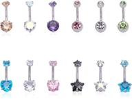 zodaca belly button rings stainless logo