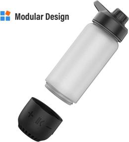 img 1 attached to ICEWATER 3-in-1 Smart Water Bottle with Glowing Hydration Reminder, Bluetooth Speaker, and Dancing Lights - 22 oz