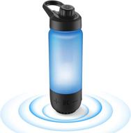 icewater 3-in-1 smart water bottle with glowing hydration reminder, bluetooth speaker, and dancing lights - 22 oz logo