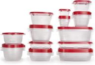 rubbermaid takealongs 52-piece food storage containers in ruby red логотип