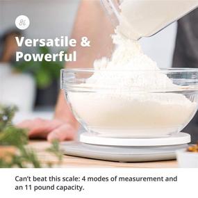 img 1 attached to 🍽️ Greater Goods Kitchen Table Top Scale: Ultra Accurate for Precise Food and Coffee Weighing - Ideal for Nutrition, Meal Prep, and More - Measures Grams, Ounces, Milliliters, and Pounds