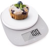 🍽️ greater goods kitchen table top scale: ultra accurate for precise food and coffee weighing - ideal for nutrition, meal prep, and more - measures grams, ounces, milliliters, and pounds logo