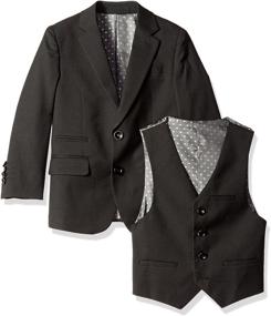 img 1 attached to 👔 Stylish Isaac Mizrahi Boys' Birdseye Clothing, Suits & Sport Coats - Top Quality Fashion for Your Little One