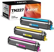 aboit compatible toner cartridge replacement for brother tn227/tn223 - 3 pack for mfc-l3770cdw, mfc-l3750cdw, hl-l3230cdw, hl-l3290cdw, hl-l3210cw, and mfc-l3710cw printers logo