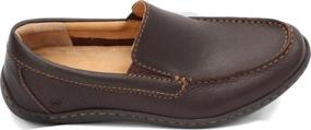 img 1 attached to Born Mens Brompton Dark Brown Men's Shoes for Loafers & Slip-Ons
