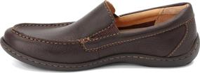 img 2 attached to Born Mens Brompton Dark Brown Men's Shoes for Loafers & Slip-Ons