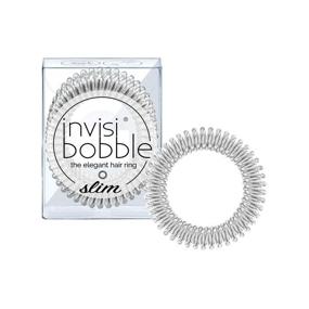img 4 attached to 💁 Invisibobble SLIM Traceless Spiral Hair Ties - Pack of 3, Chrome Sweet Chrome - Strong Elastic Grip Coil Hair Accessories for Women - No Kink, Non Soaking - Gentle for Girls Teens and Thick Hair | Ultimate hair tie for all hair types and ages!