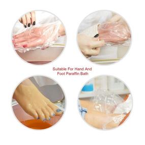 img 2 attached to 🧤 Sumind Paraffin Bath Liners Hand or Foot: 300 Counts of Plastic Glove Liners for Wax Bags & Gloves