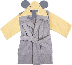img 4 attached to Toddlers Bathrobes Cover Up Absorbent Certified Bath