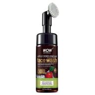 🍎 wow apple cider vinegar exfoliating face wash: hydrating foaming cleanser, 150ml logo