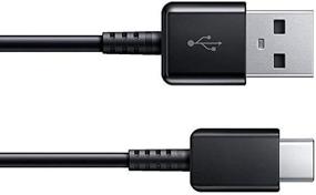 img 2 attached to 🔌 Bulk-Packaged Bundle: Two (2) Genuine OEM Samsung USB-C Data Charging Cables for Galaxy S9/S9 Plus/S8/S8+/Note8 - Black EP-DG950CBE