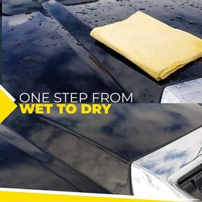 img 2 attached to 🚗 The ultimate car drying cloth - The Man Sham Chamois Cloth | 26"x 17" | Super absorbent towel for fast drying of your car, truck, or boat | Scratch and lint-free for a spotless shine