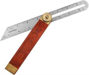 img 4 attached to 📏 Gentlecare Blade Ruler: Adjustable Bevel Sliding T-Bevel Tool with Hardwood Handle - Angle Finder Carpentry Square for Craftsman, Builder, Carpenter, Architect, Engineer